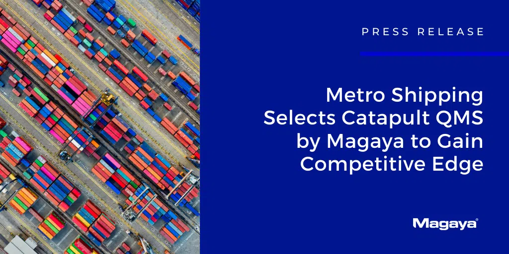 Metro Shipping Selects Catapult QMS by Magaya to Gain Competitive Edge